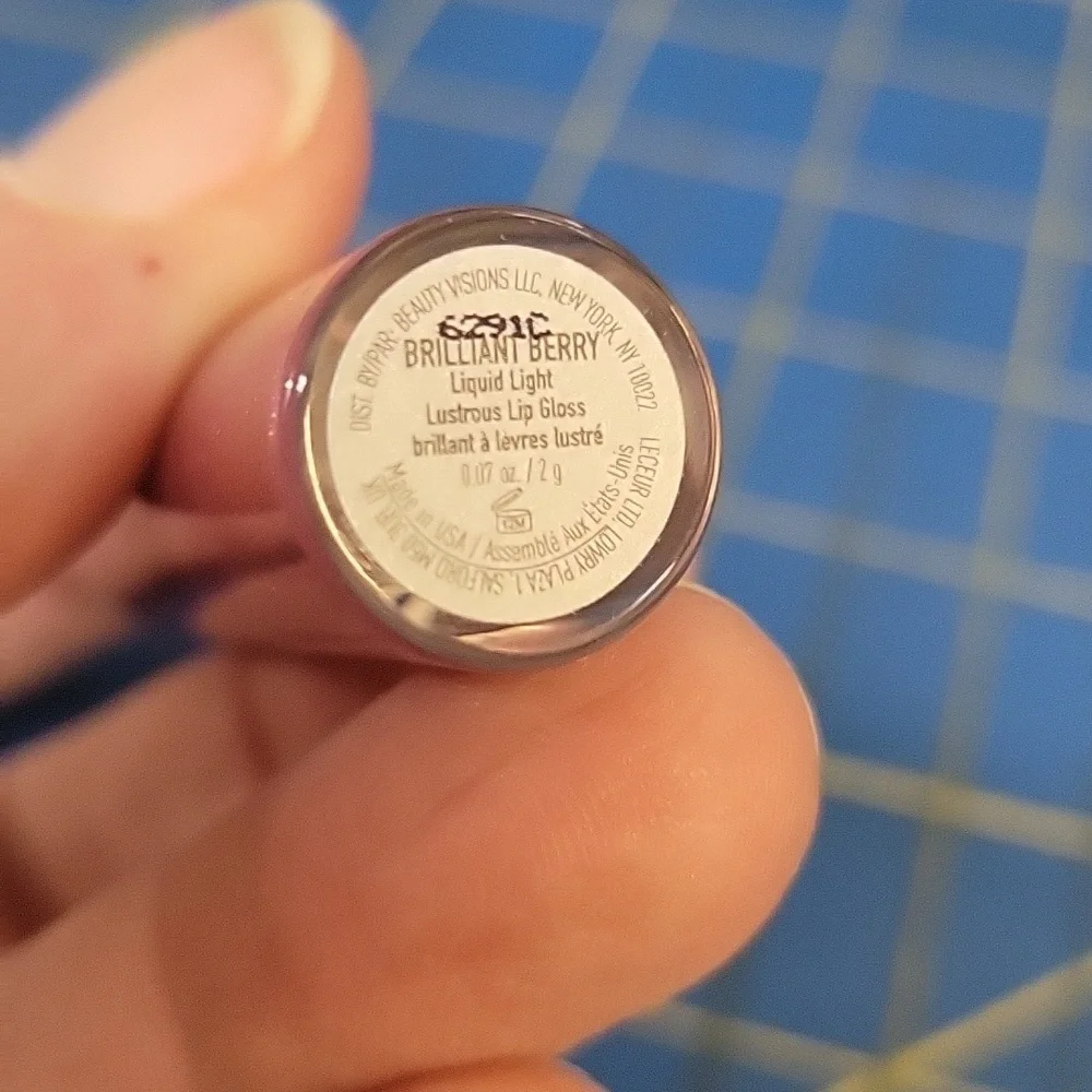 Mally Beauty Pink Lip Brilliant Berry Liquid Gloss 2g New Tube